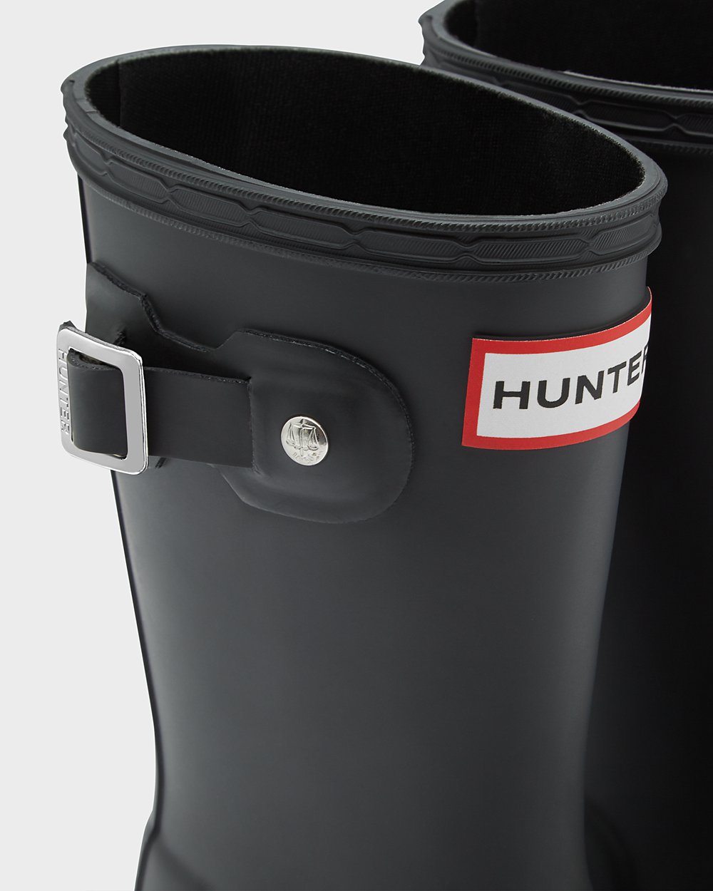 Kids Hunter Original Little - Rain Boots Black - 0435-QVDTL